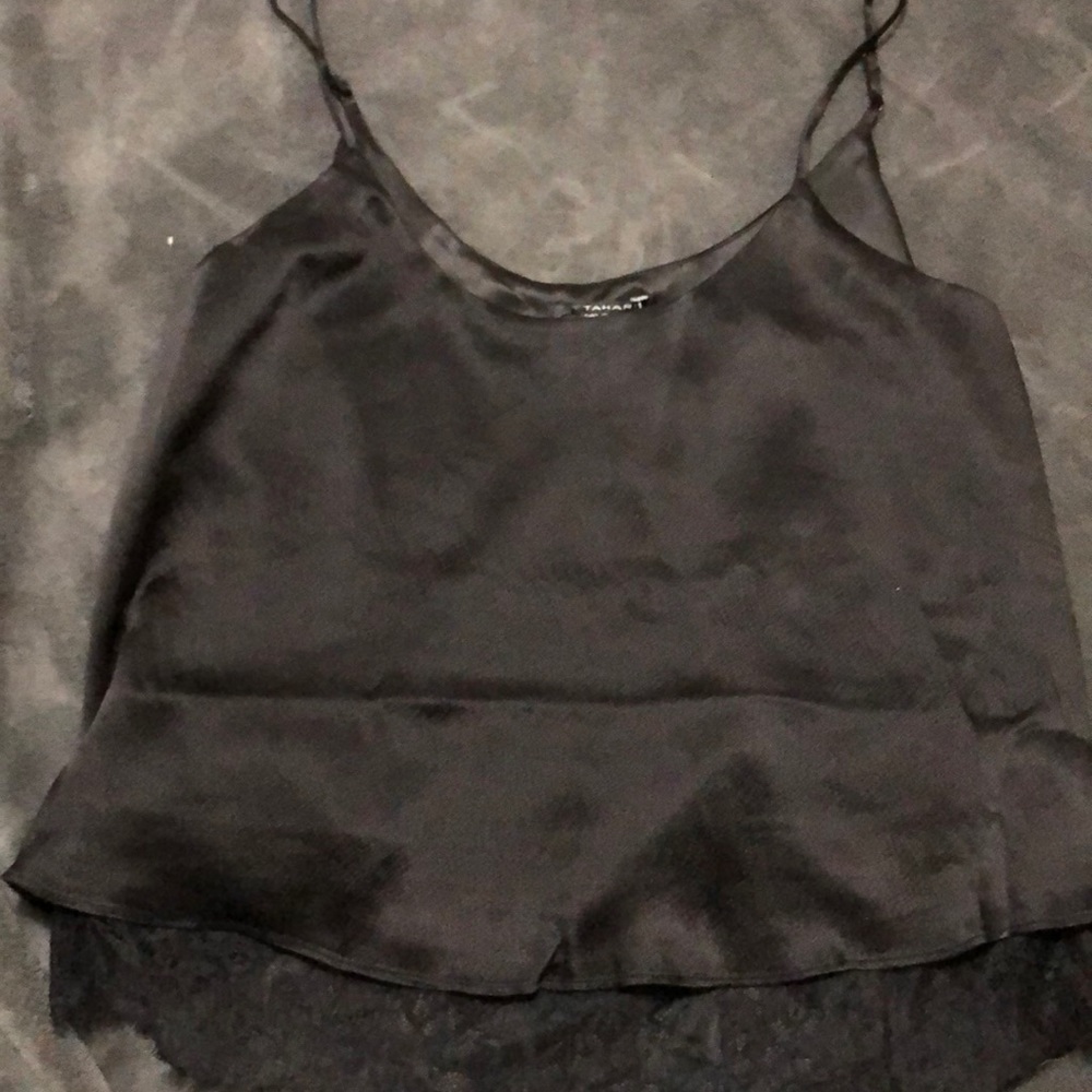 Black Silk Cami NWOT